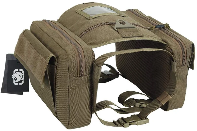 OneTigris – Mochila para perro de viaje de camping senderismo para perro mediano y grande