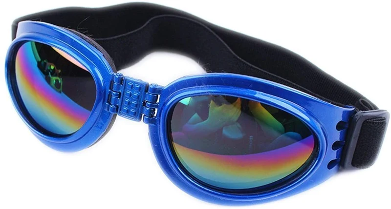 QUMY Dog Goggles Eye Wear Protection Waterproof Pet Sunglasses for Dogs About Over 15 lbs