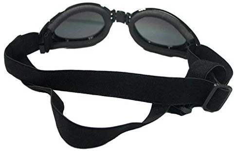 QUMY Dog Goggles Eye Wear Protection Waterproof Pet Sunglasses for Dogs About Over 15 lbs