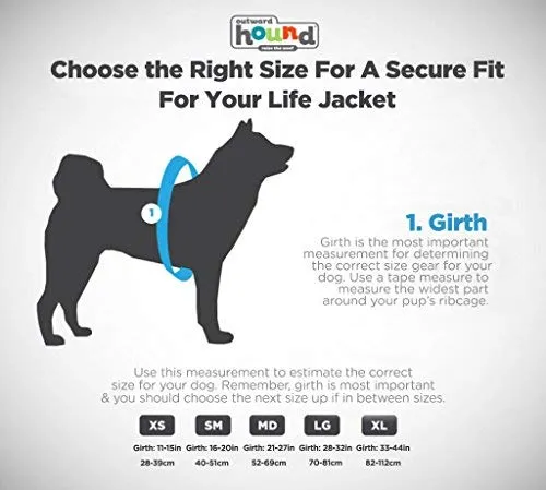 Outward Hound - Chaleco salvavidas para perro, diseño de granby