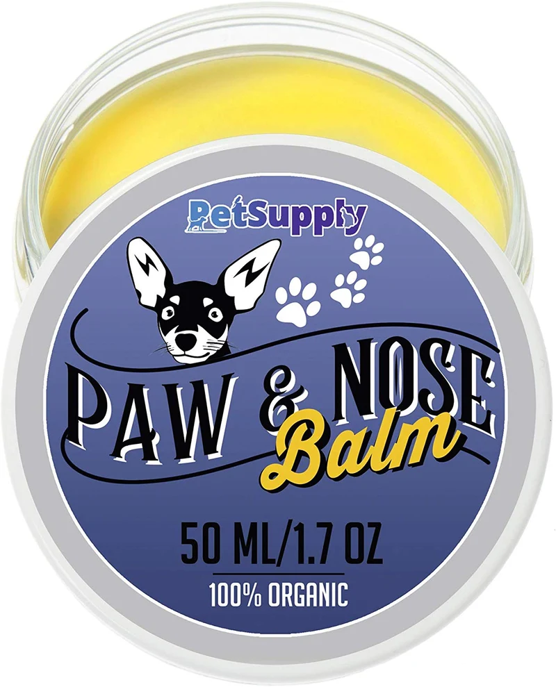 PetSupply - Bálsamo para patas de perro, protección natural para patas de perro y chupete para patas secas y agrietadas