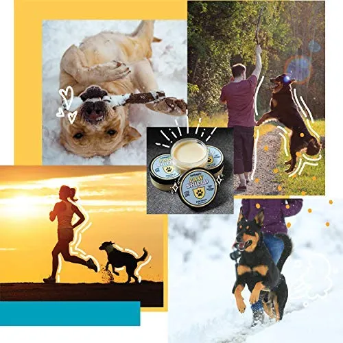 PetSupply - Bálsamo para patas de perro, protección natural para patas de perro y chupete para patas secas y agrietadas
