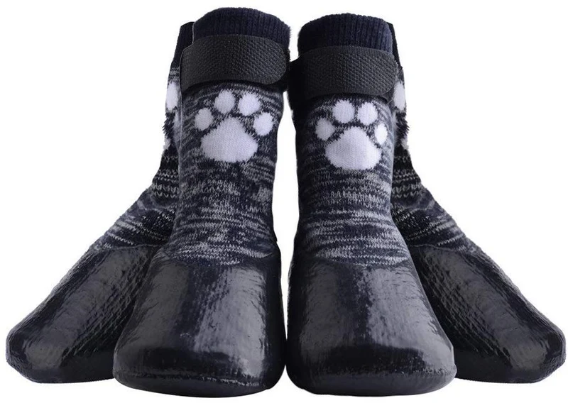 KOOLTAIL Dog Socks Anti Slip with Straps Traction Control Waterproof Paw Protector