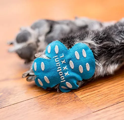 LOOBANI PadGrips- Almohadillas protectoras para perro, para evitar que los perros se resbalen en suelos duros, ayuda para tu perro mayor, 12 juegos para 4 patas