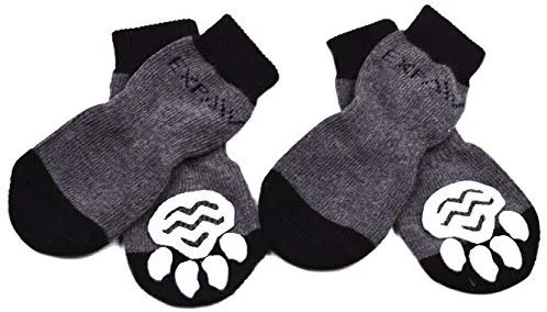 Calcetines antideslizantes para perros de Expawlorer, control de tracción para uso interior, protección de patas