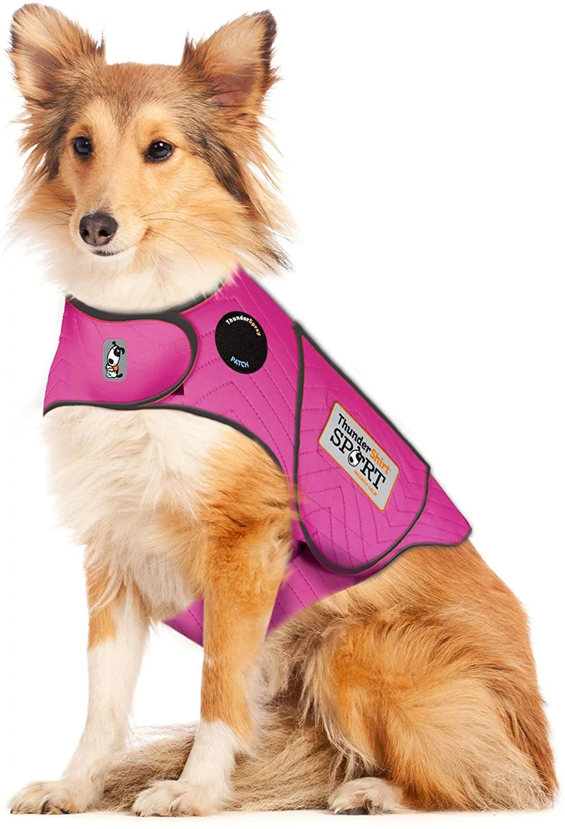 Thundershirt Sport Dog Anxiety Jacket | Vet Recommended Calming Solution Vest for Fireworks, Thunder, Travel, Separation