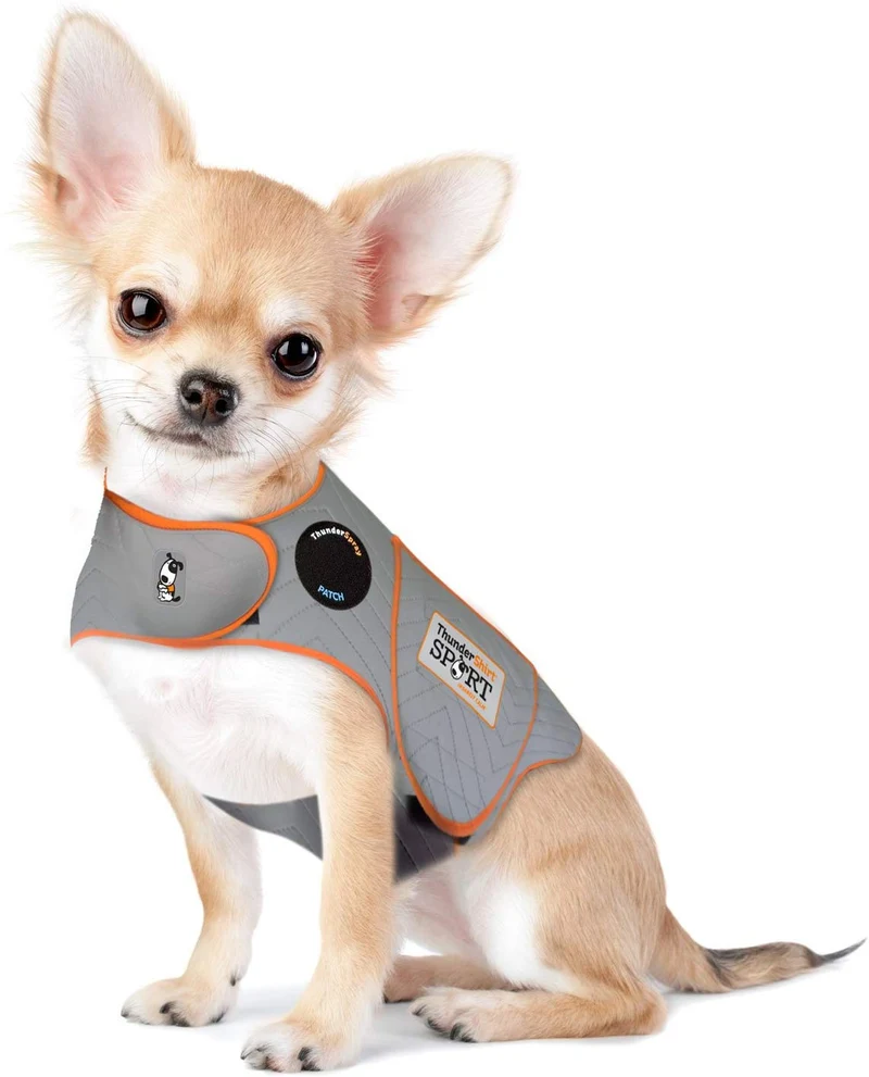 Thundershirt Sport Dog Anxiety Jacket | Vet Recommended Calming Solution Vest for Fireworks, Thunder, Travel, Separation
