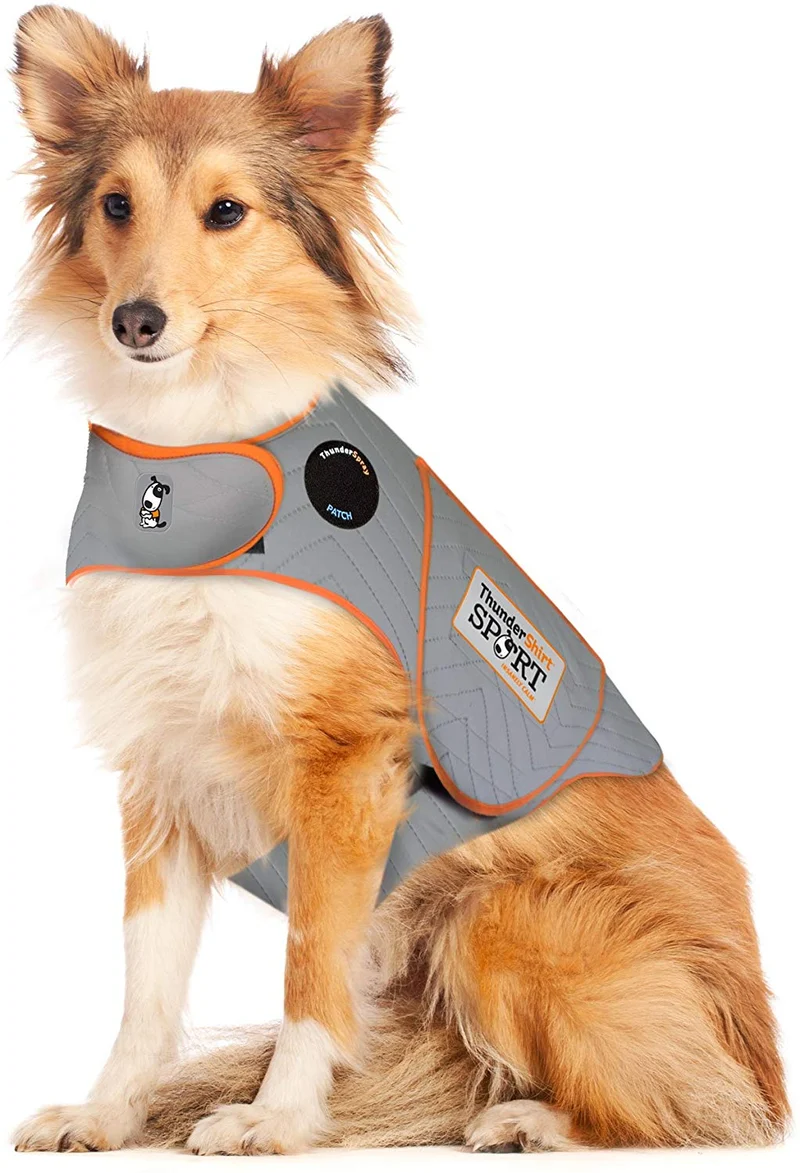 Thundershirt Sport Dog Anxiety Jacket | Vet Recommended Calming Solution Vest for Fireworks, Thunder, Travel, Separation