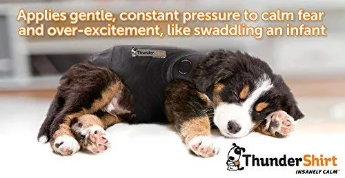 Thundershirt Sport Dog Anxiety Jacket | Vet Recommended Calming Solution Vest for Fireworks, Thunder, Travel, Separation