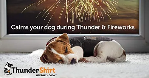 Thundershirt Sport Dog Anxiety Jacket | Vet Recommended Calming Solution Vest for Fireworks, Thunder, Travel, Separation