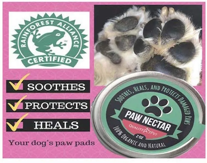 Cera para patas de perro, 100 % orgánica y natural, cura y repara patas heridas