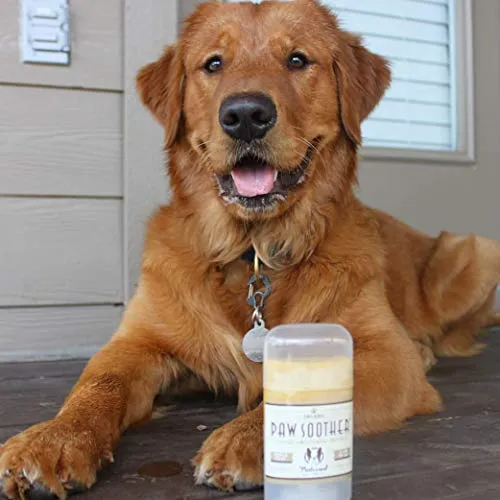 Natural Dog Company – Paw Soother | cura almohadillas secas, agrietadas, irritadas e irritadas, ingredientes orgánicos, totalmente naturales, fáciles de aplicar