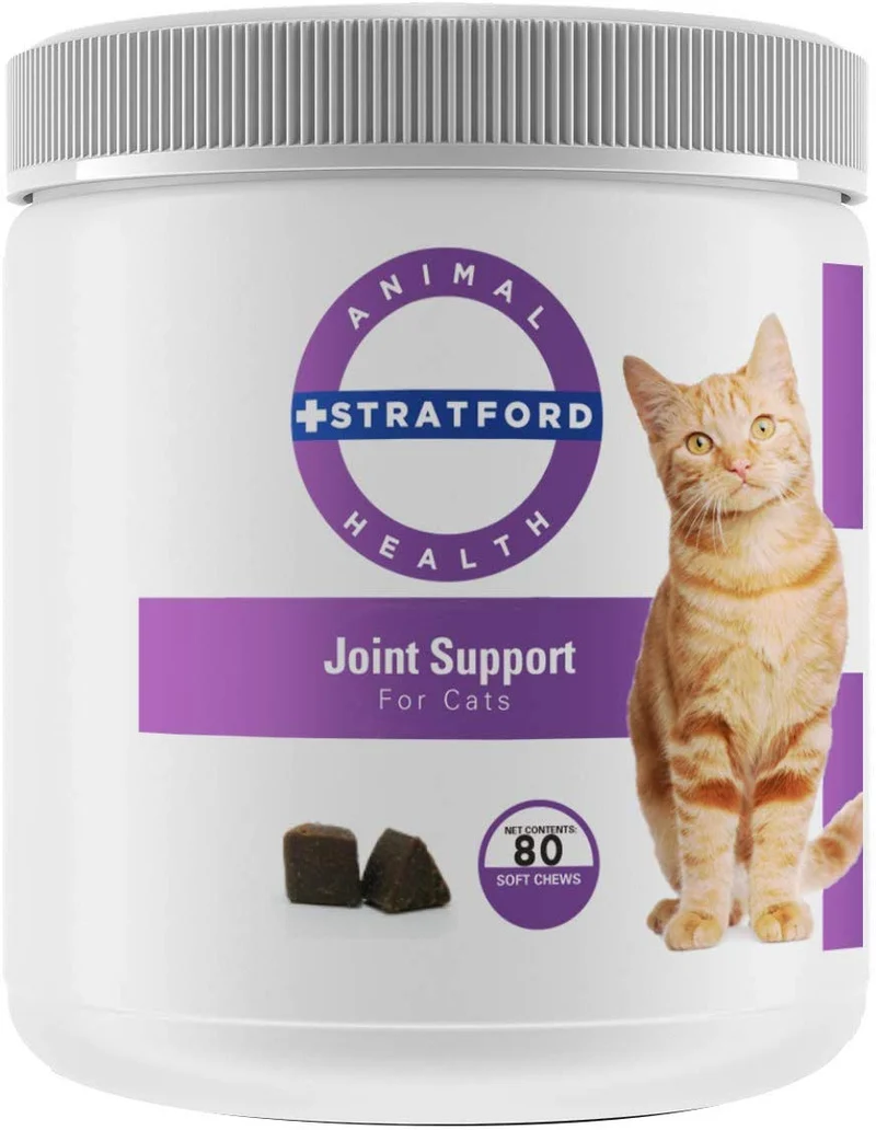 ezchew soporte de articulación para gatos (80 masticables)