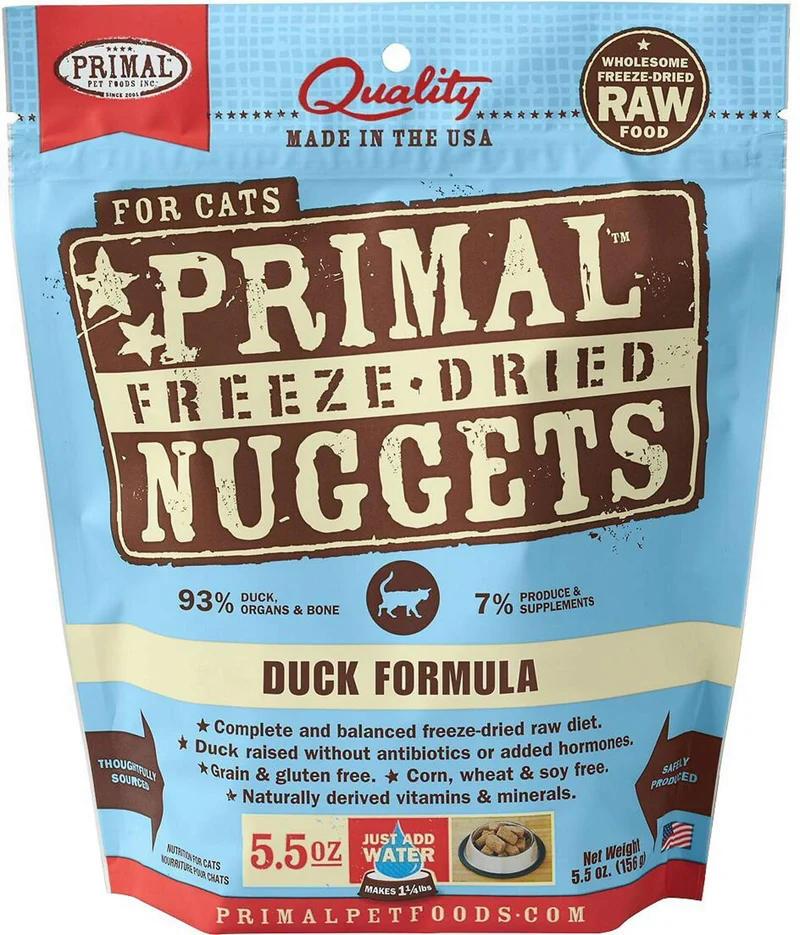 Primal freeze-dried Nuggets Conejo Fórmula para gatos