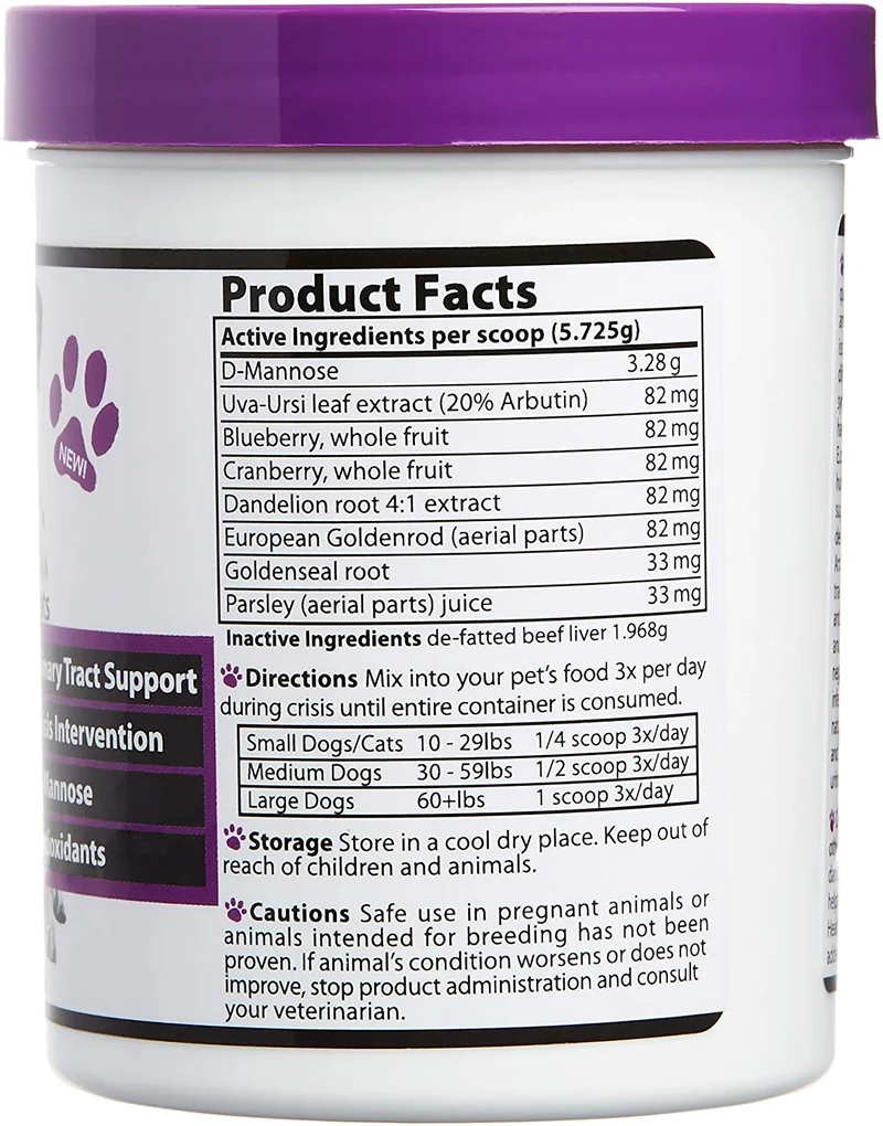 Vibrante Companions – U.T. Salud, una solución natural para problemas en perros & gatos urinarias, 2,02 oz