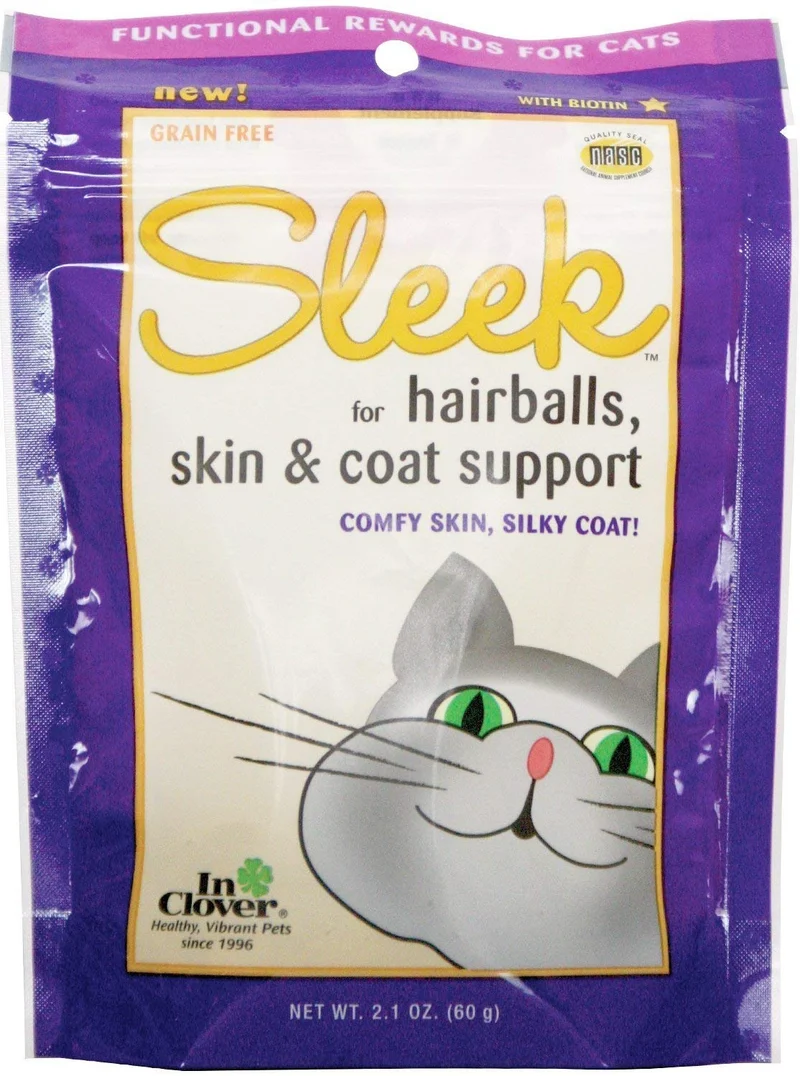 En Clover, elegante, hairballs Skin & Coat Apoyo Cat Treats Chews