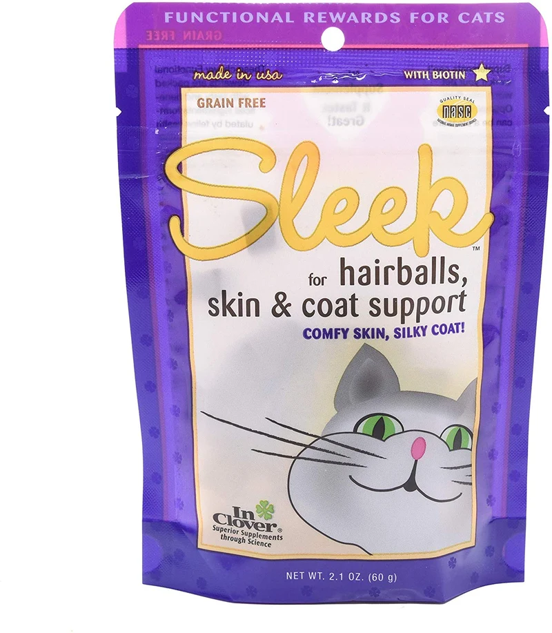En Clover, elegante, hairballs Skin & Coat Apoyo Cat Treats Chews