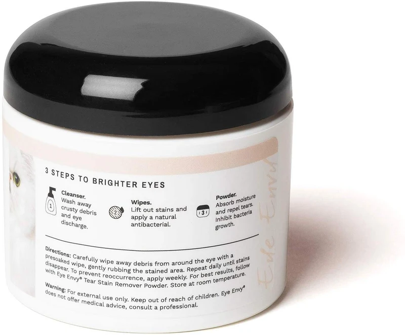 Toallitas quitamanchas Eye Envy para gatos – 60 unidades