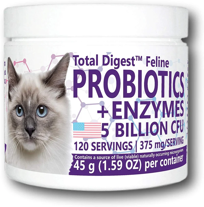 Total Resumen Feline Probiotics y enzimas para gatos