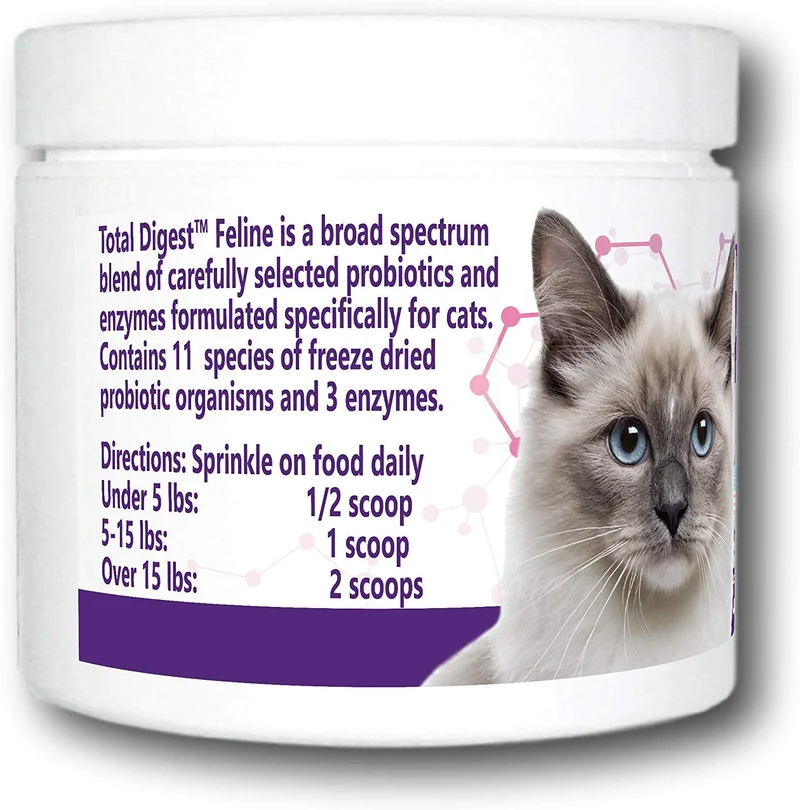 Total Resumen Feline Probiotics y enzimas para gatos