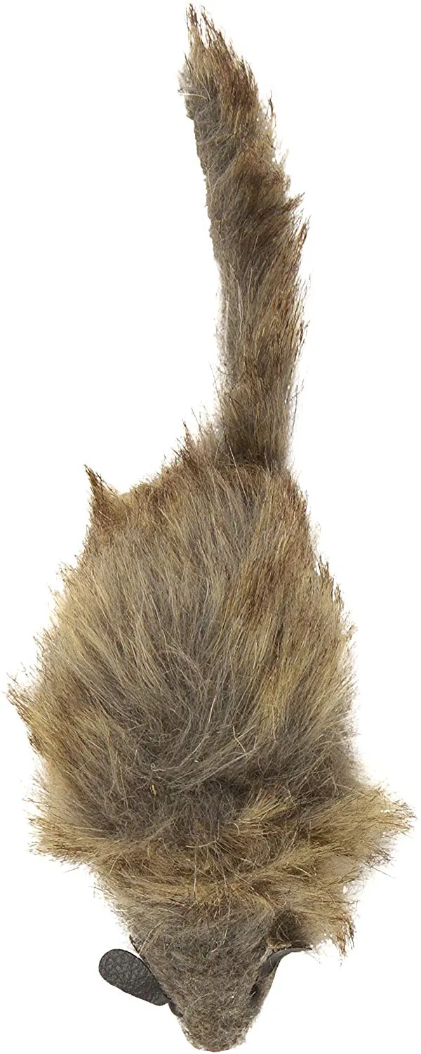 Ética Shaggy peluche gigante mouse juguete de gato con Catnip