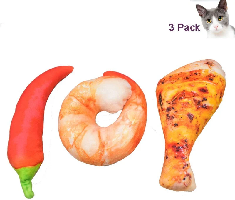 Hiaddy - Almohada interactiva de peluche para masticar alimentos de mascotas