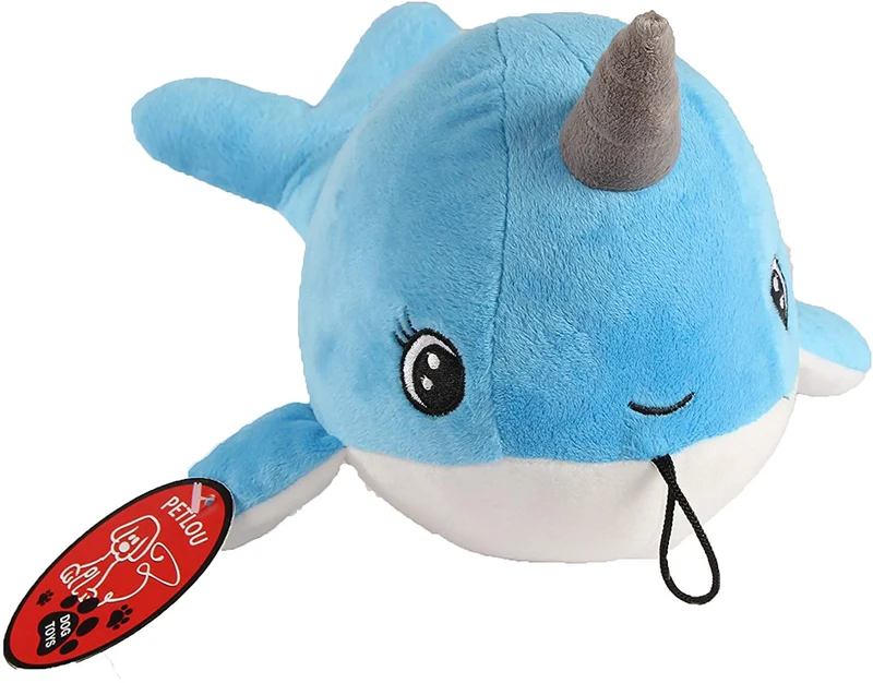 petlou duradero de peluche juguetes para perros y gatos con multi-squeaks y papel arrugado