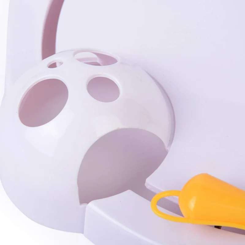 Juguete interactivo automático para gato o gatito, juguete electrónico ajustable con pilas