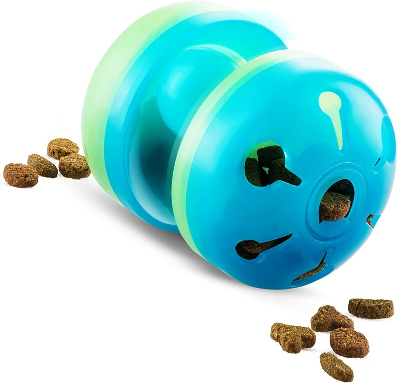 BOSHEL Cat Toys - Cat Treat Dispenser Toy - Cat Roller Toy with Cat Toy Ball Track Feature - Interactive Food Dispensing Treat Ball Toy - IQ Cat Toy - Cat Interactive Toy Ball - Playful Fun Cat Toys