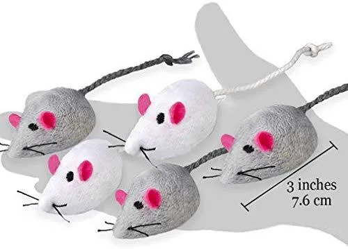 2 juguetes para gatos – Rattling Sound Thrills, promueve la agilidad, la coordinación – aumenta la caza natural, apuntar instinto – interactivo, duradero, seguro para masticar – divertido para horas