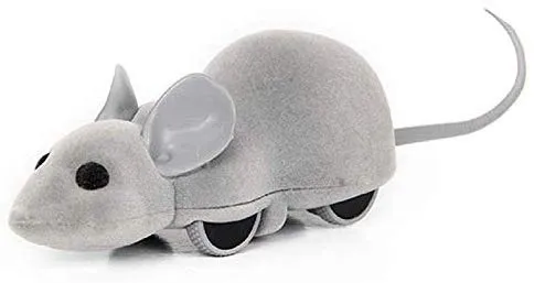 Ito Rocky Cat Juguetes interactivos de persecución – Juguete de perseguidor de plumas – Juguete giratorio – Ratón de control remoto – Juguete de cuerda de vuelo