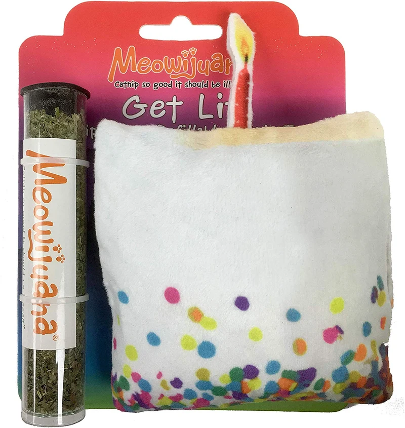 Meowijuana Get Lit tarta de cumpleaños recargable