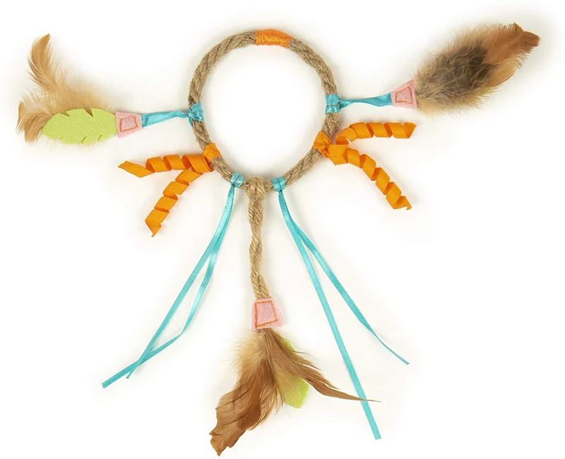 SmartyKat Dream Dangler Jute and Feather Cat Toy