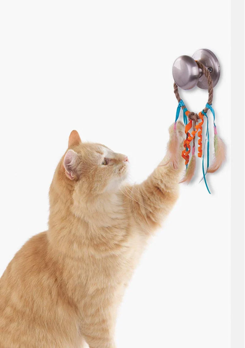 SmartyKat Dream Dangler Jute and Feather Cat Toy