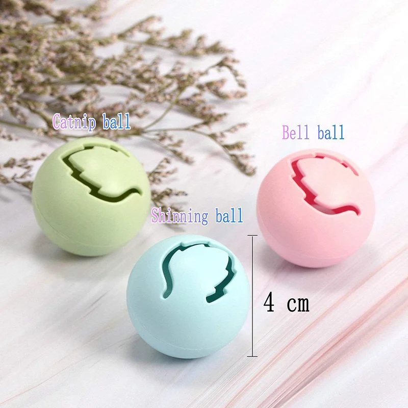 Juguetes de pelota de gato Vevins, 3 unidades de linterna, pelota de gato interactiva, juguetes de gatito