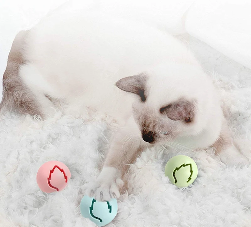 Juguetes de pelota de gato Vevins, 3 unidades de linterna, pelota de gato interactiva, juguetes de gatito