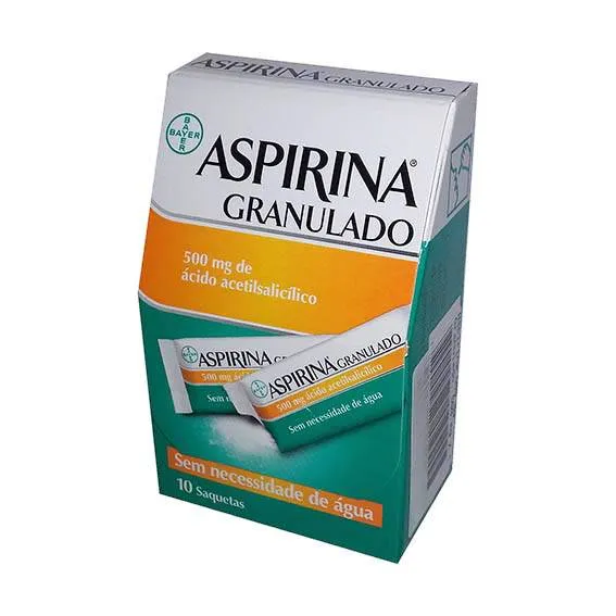 Aspirina 500 mg Granulado - 10 Saquetas