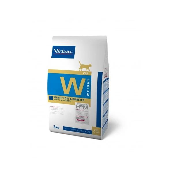 Virbac Veterinary HPM W1 Cat Weight Loss & Diabetes 3KG