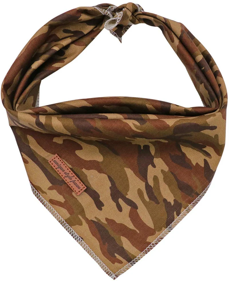 Pañuelos de estilo único para perro, 1 pañuelo lavable de algodón triangular para perros y gatos pequeños, medianos y grandes.