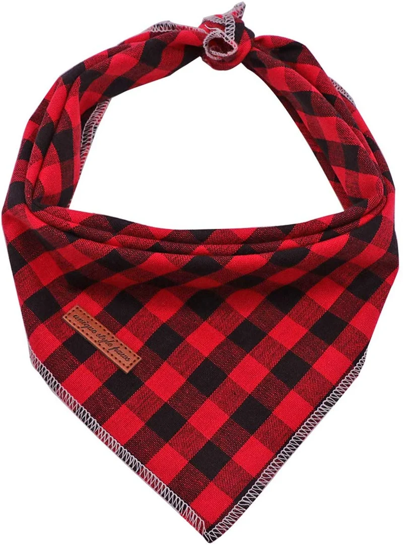 Pañuelos de estilo único para perro, 1 pañuelo lavable de algodón triangular para perros y gatos pequeños, medianos y grandes.
