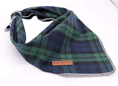 Pañuelos de estilo único para perro, 1 pañuelo lavable de algodón triangular para perros y gatos pequeños, medianos y grandes.