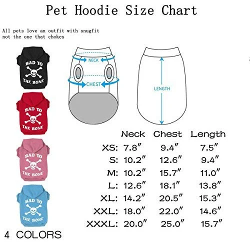 EXPAWLORER sudadera de forro polar para perro/gato con capucha, con estampa de calavera y frase.