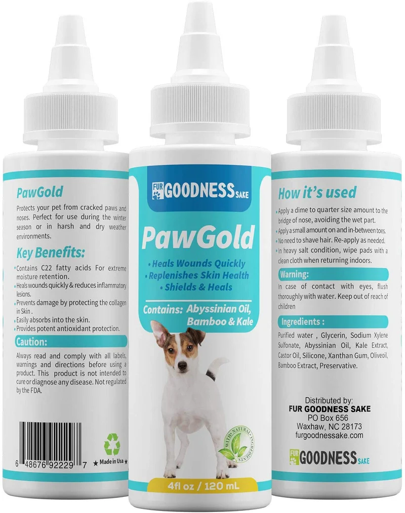 Bálsamo natural para patas de perro, huella y nariz para perros que cura 3 veces más rápido que las cremas, suero para calmar las patas para una curación rápida de las nariz y las patas agrietadas en seco, perfecto para el calor y la nieve + protección co