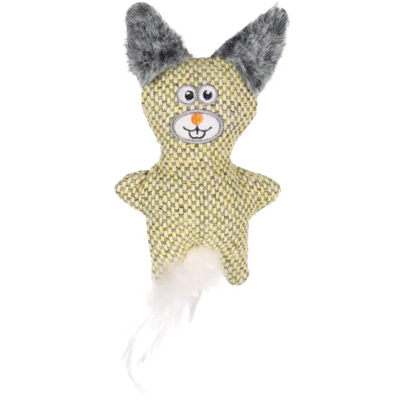 Juguete Gato Jagre Conejo Amarillo 9X3X19 cm