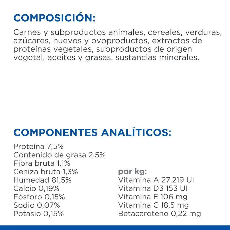 Hill'S Science Plan Sterilized Pollo 85 g Sobre Alimento para Gatos