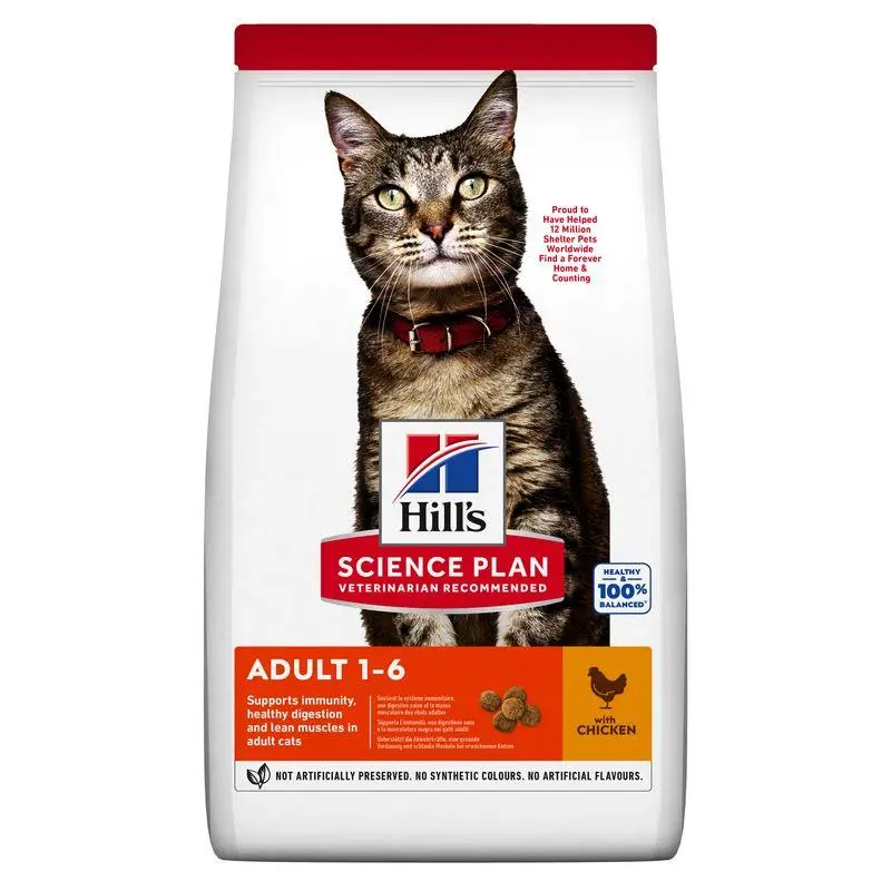 Hill'S Science Plan Adulto con Pollo 3 kg Alimento para Gatos