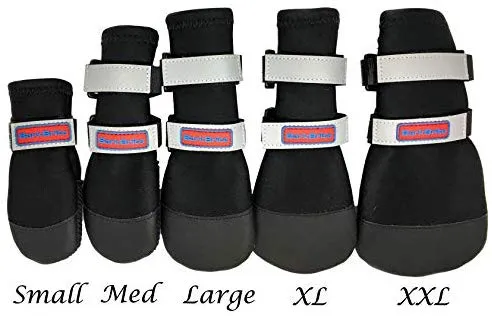 Botas protectoras para patas de perro en neopreno, para todos los climas, con correas retráctiles en 5 tamaños.