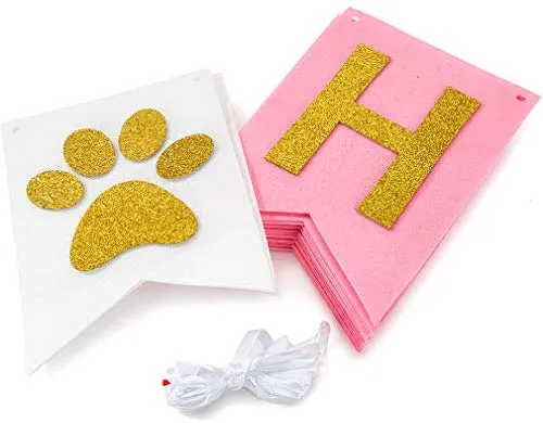 Hippie - Bandana de cumpleaños para perro con gorro de fiesta y decoración para fiesta