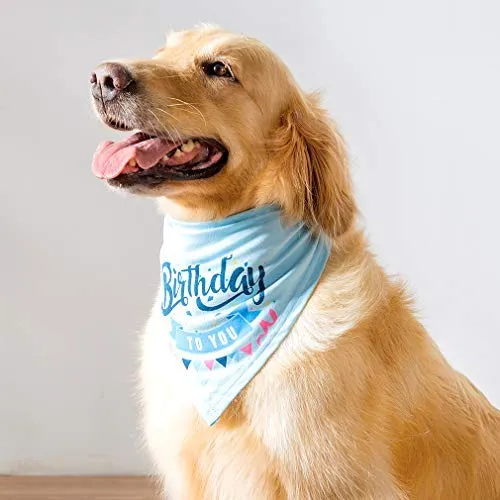 Hippie - Bandana de cumpleaños para perro con gorro de fiesta y decoración para fiesta