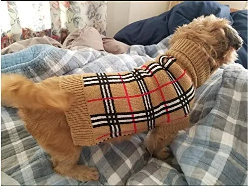 PETCEE suéter para perro, tela suave con grueso y cálido, fácil de poner y quitar, 6 tamaños